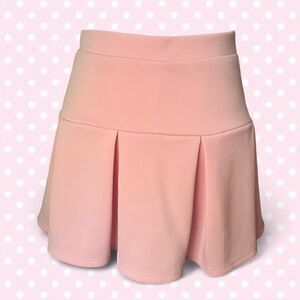 No comment Women's Pink Pleated Mini Skirt